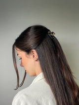 Mini Hera Hairclip | Beige Tortoise