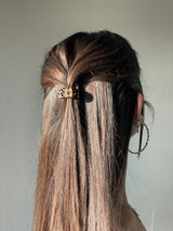 Mini Hairclip Twist | Iced Latte