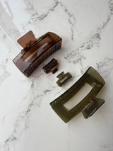 Hera Hairclip | Olive