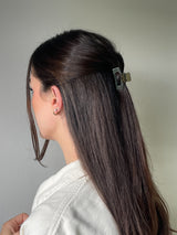 Mini Hera Hairclip | Olive