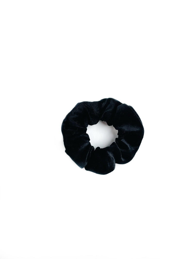 Velvet scrunchie | Black